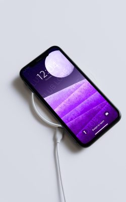 Purple Landscape _ Full Moon _ Starry Night Sky _ Celestial _ Magic _ Alien Planet _ Alien World _ Phone Wallpaper _ Phone Background