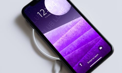 Purple Landscape _ Full Moon _ Starry Night Sky _ Celestial _ Magic _ Alien Planet _ Alien World _ Phone Wallpaper _ Phone Background